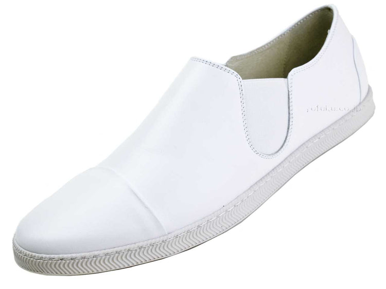 ステファノガンバ スリッポン STEFANO GAMBA 2453 SEQUOIA CALF ホワイト