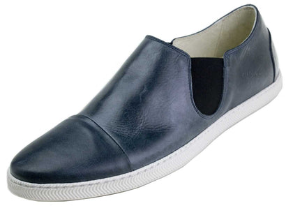 ステファノガンバ スリッポン STEFANO GAMBA 2453 SEQUOIA CALF ブルーグレー