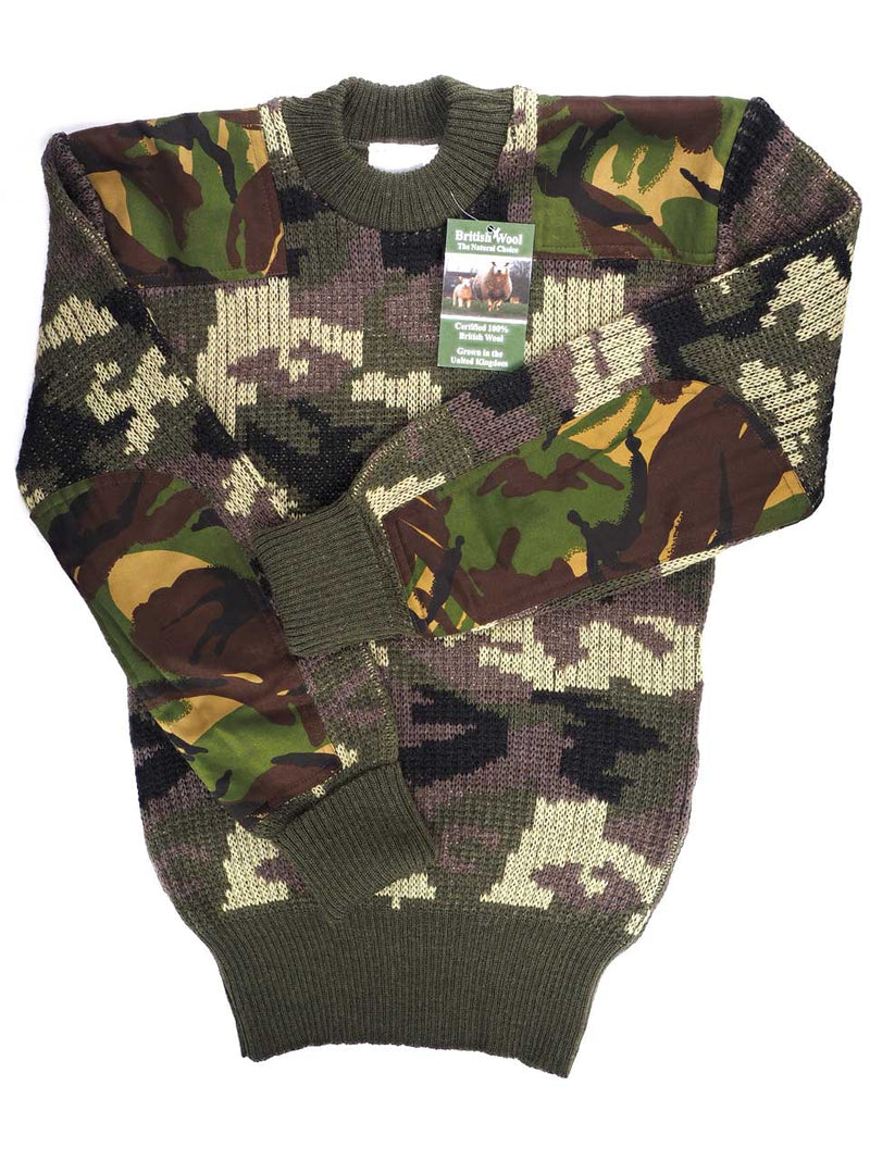 COMMANDO WOOLLY PULLY 33104 WOODLAND CAMOUFLAGE ウッドランドパターン カモフラージュセーター