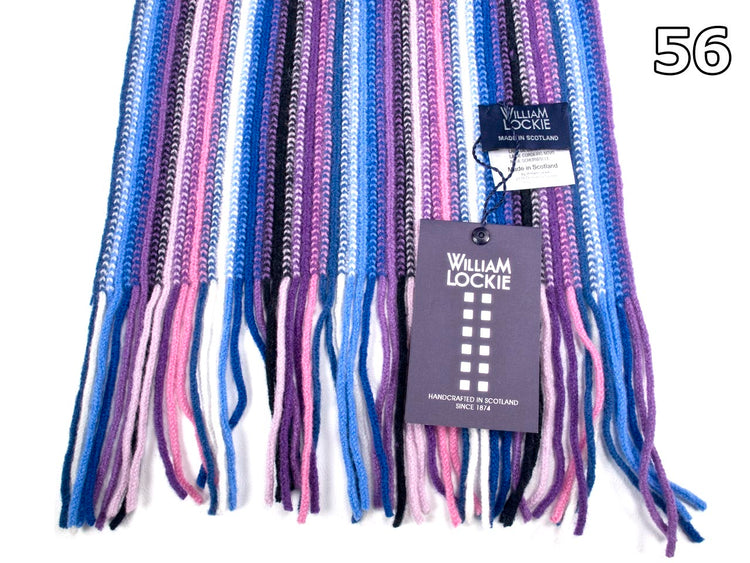 WILLIAM LOCKIE 02890 スコットランド製ラムウール ニットマフラー