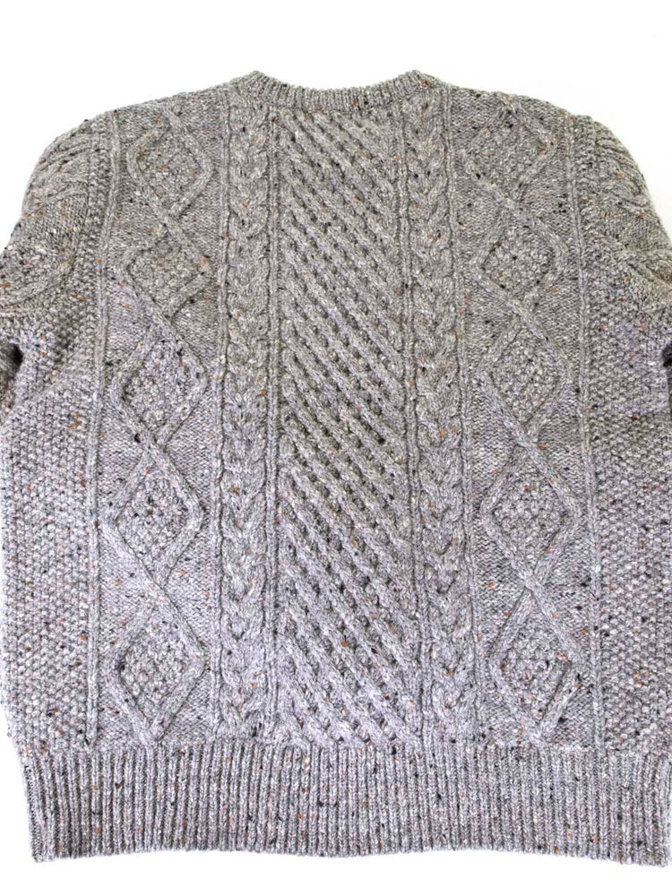 Brad Fourd 296182 5Gネップ アラン柄 クルーネックセーター SUZUKI 洋服店