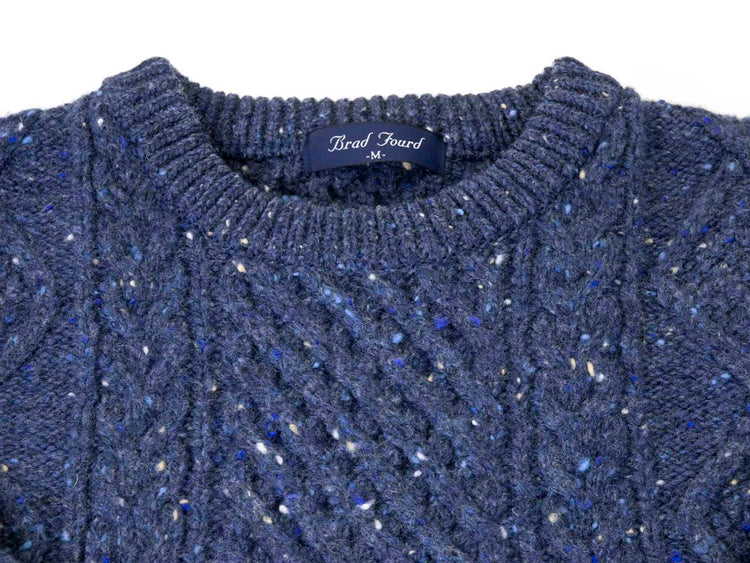 Brad Fourd 296182 5Gネップ アラン柄 クルーネックセーター SUZUKI 洋服店