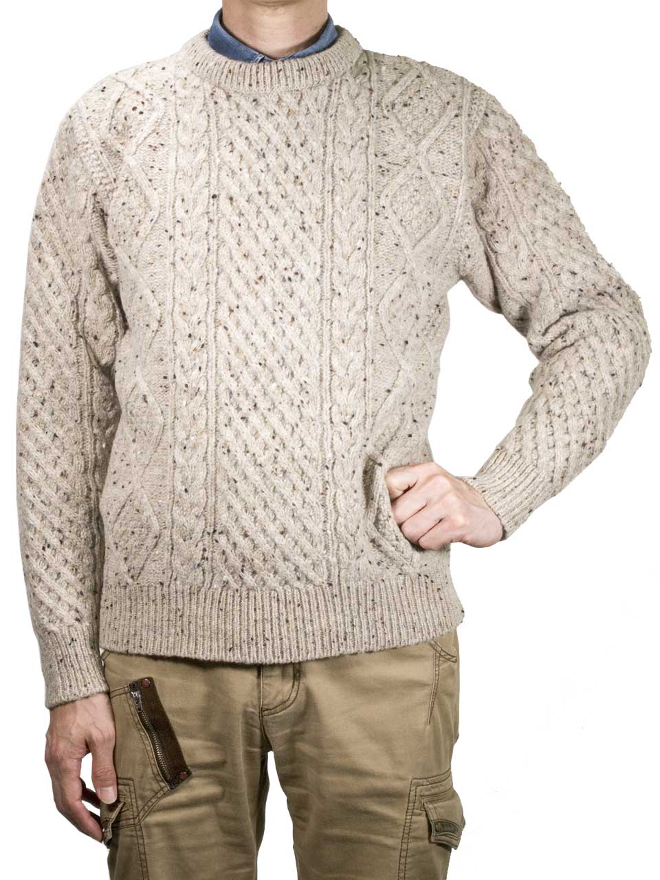 Brad Fourd 296182 5Gネップ アラン柄 クルーネックセーター SUZUKI 洋服店