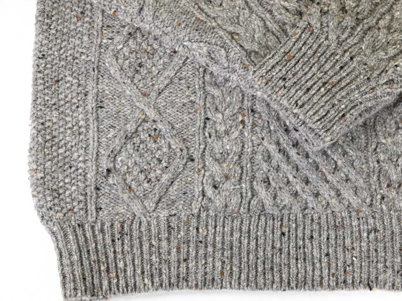 Brad Fourd 296182 5Gネップ アラン柄 クルーネックセーター SUZUKI 洋服店