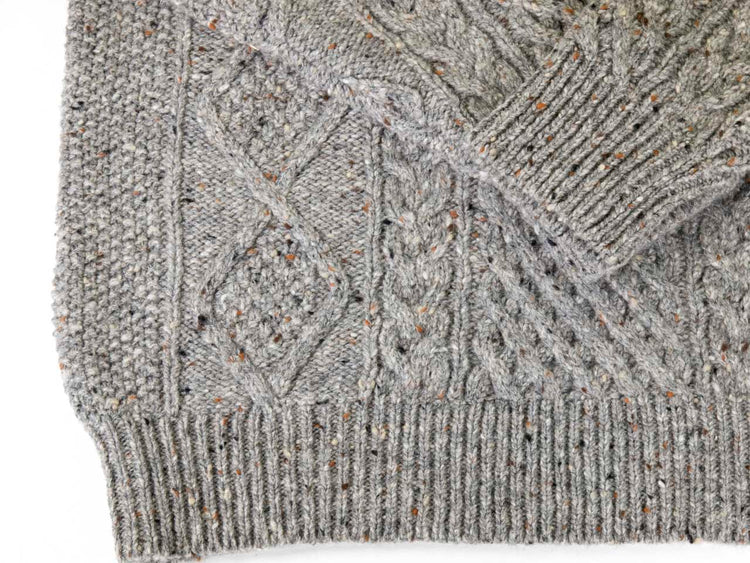 Brad Fourd 296182 5Gネップ アラン柄 クルーネックセーター SUZUKI 洋服店