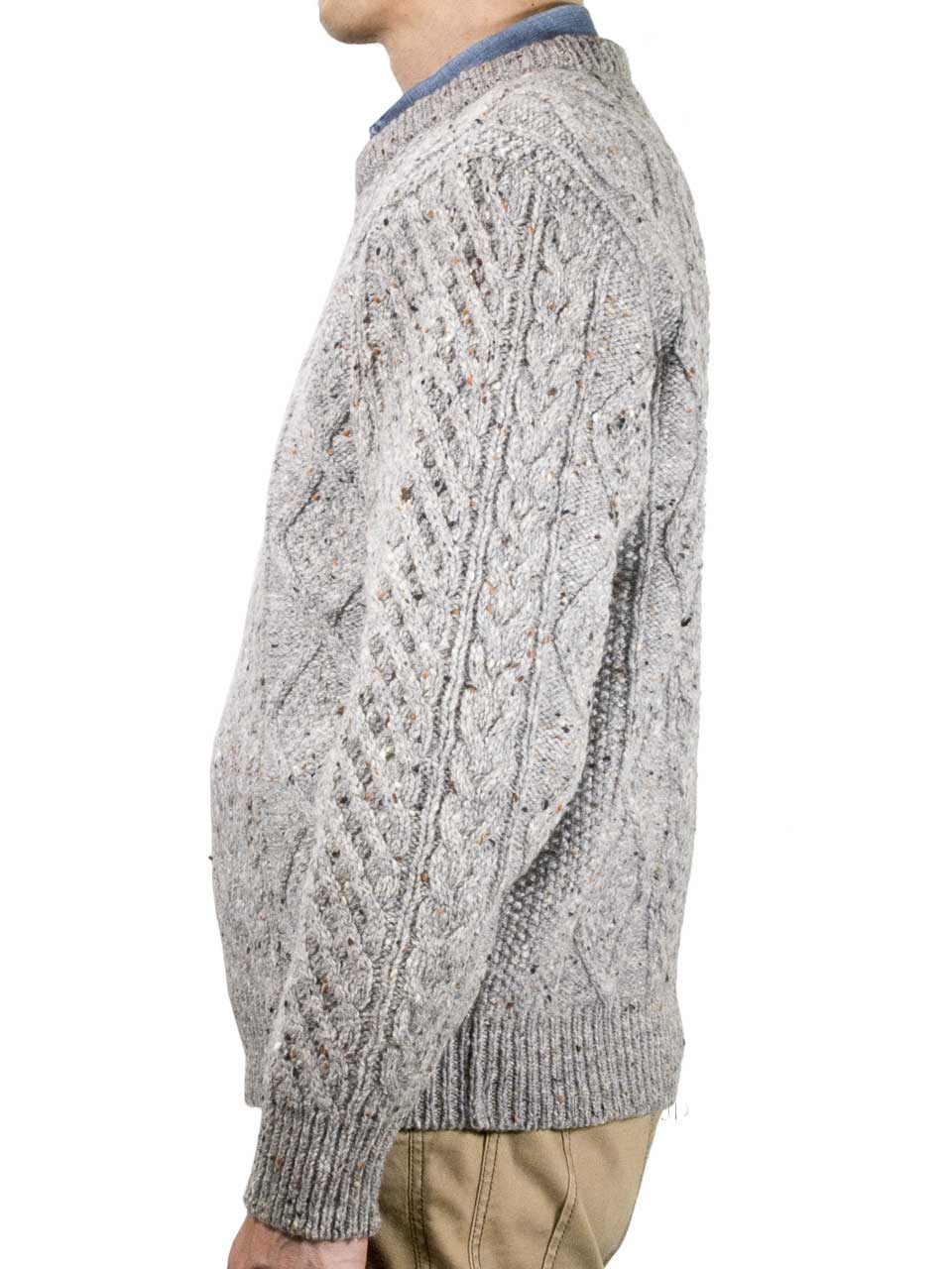 Brad Fourd 296182 5Gネップ アラン柄 クルーネックセーター SUZUKI 洋服店