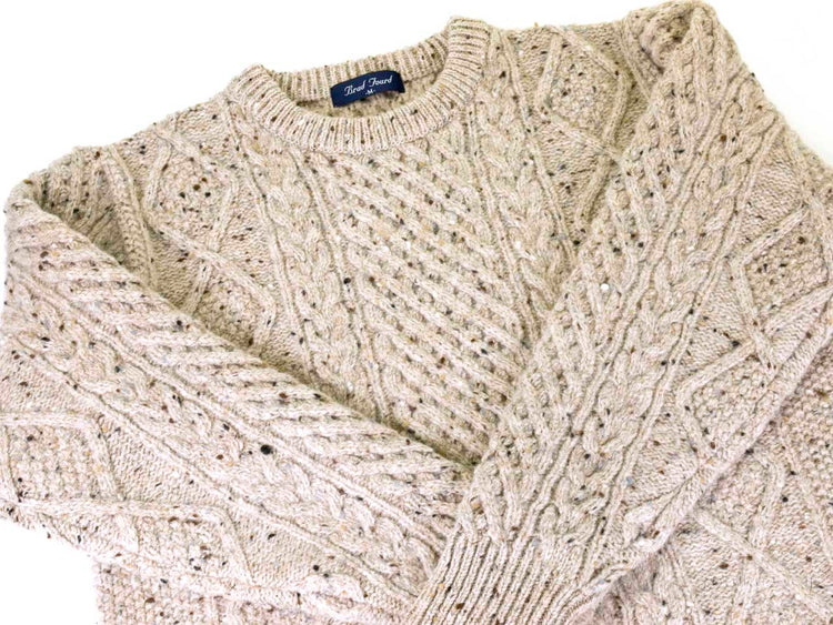 Brad Fourd 296182 5Gネップ アラン柄 クルーネックセーター SUZUKI 洋服店