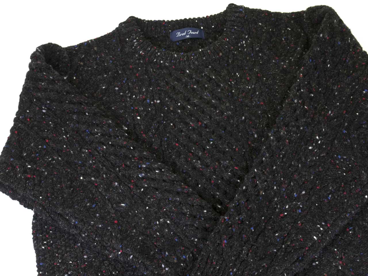 Brad Fourd 296182 5Gネップ アラン柄 クルーネックセーター SUZUKI 洋服店