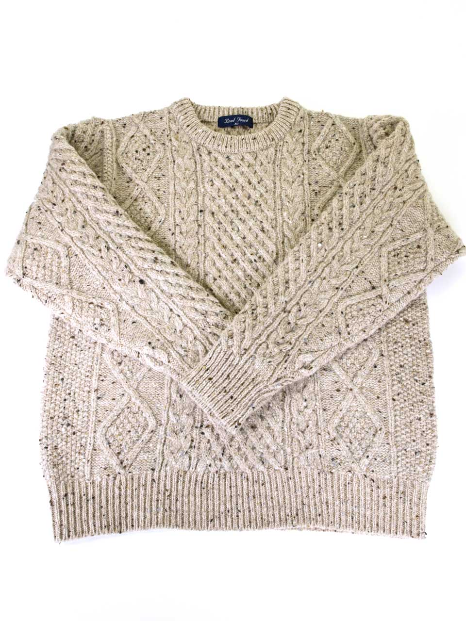 Brad Fourd 296182 5Gネップ アラン柄 クルーネックセーター SUZUKI 洋服店