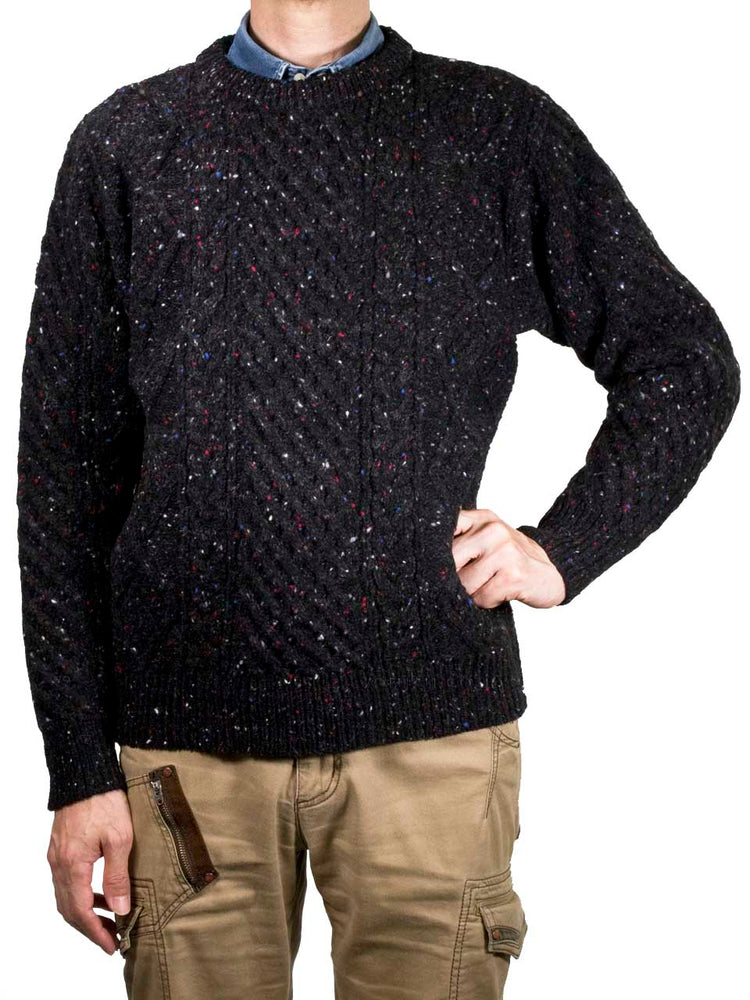 Brad Fourd 296182 5Gネップ アラン柄 クルーネックセーター SUZUKI 洋服店