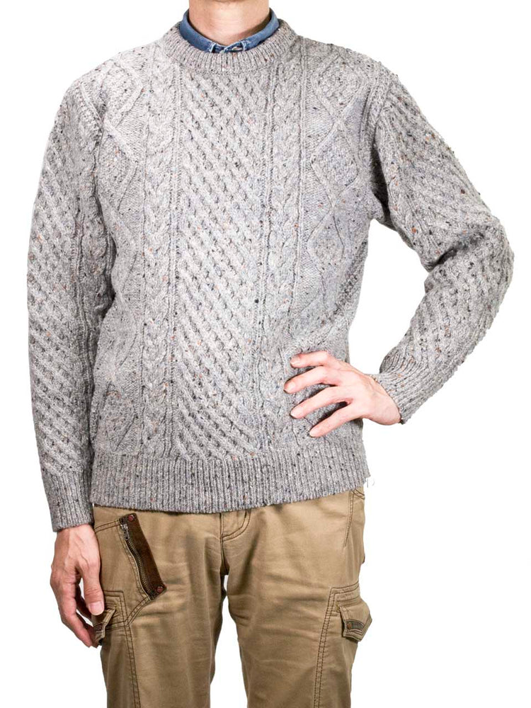 Brad Fourd 296182 5Gネップ アラン柄 クルーネックセーター SUZUKI 洋服店