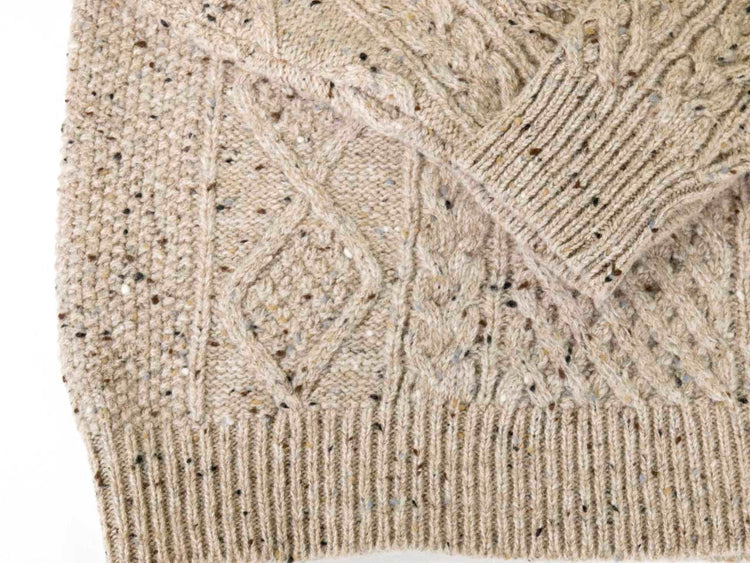 Brad Fourd 296182 5Gネップ アラン柄 クルーネックセーター SUZUKI 洋服店