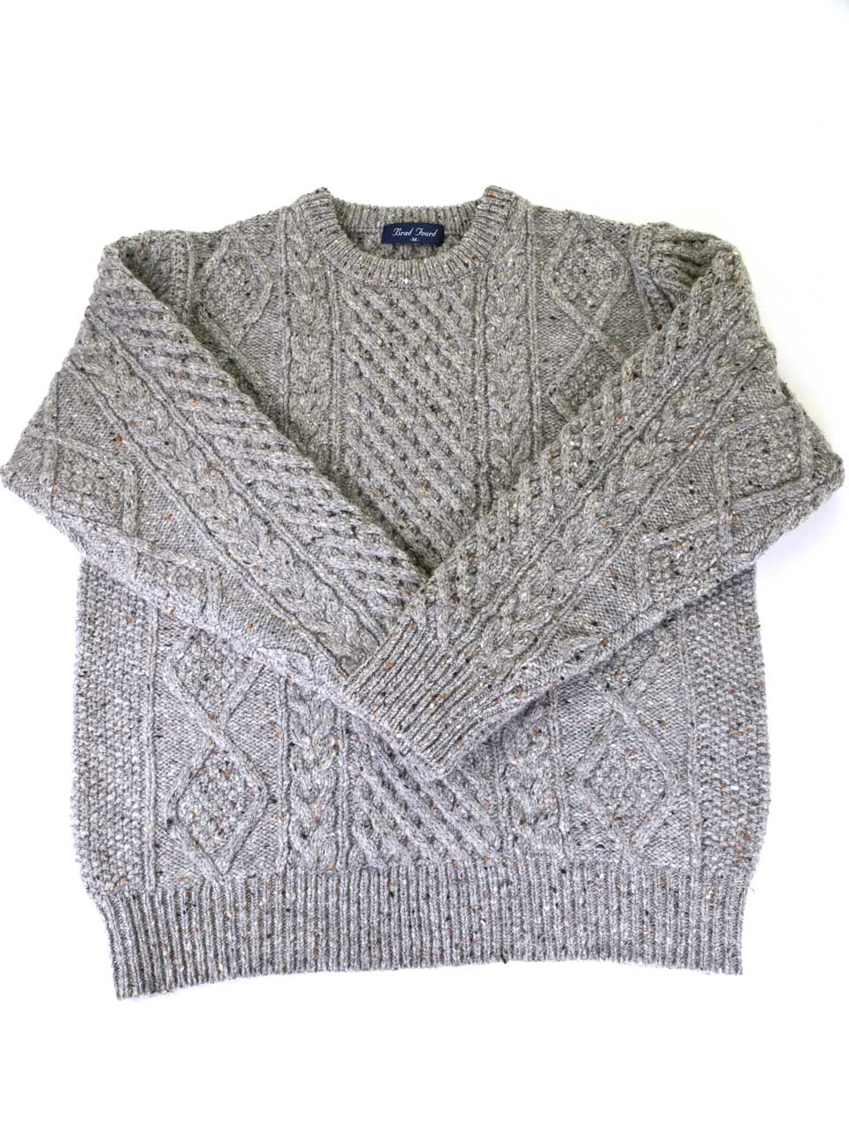 Brad Fourd 296182 5Gネップ アラン柄 クルーネックセーター SUZUKI 洋服店