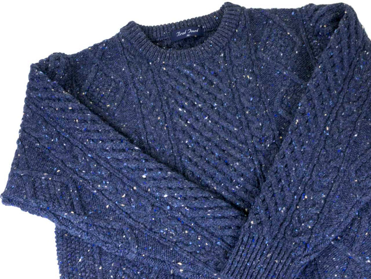 Brad Fourd 296182 5Gネップ アラン柄 クルーネックセーター SUZUKI 洋服店