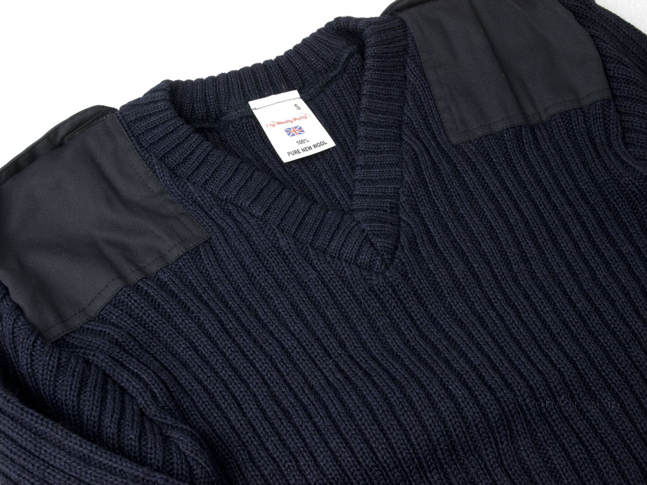 COMMANDO  753 ロイヤルネイビー Vセーター SUZUKI 洋服店