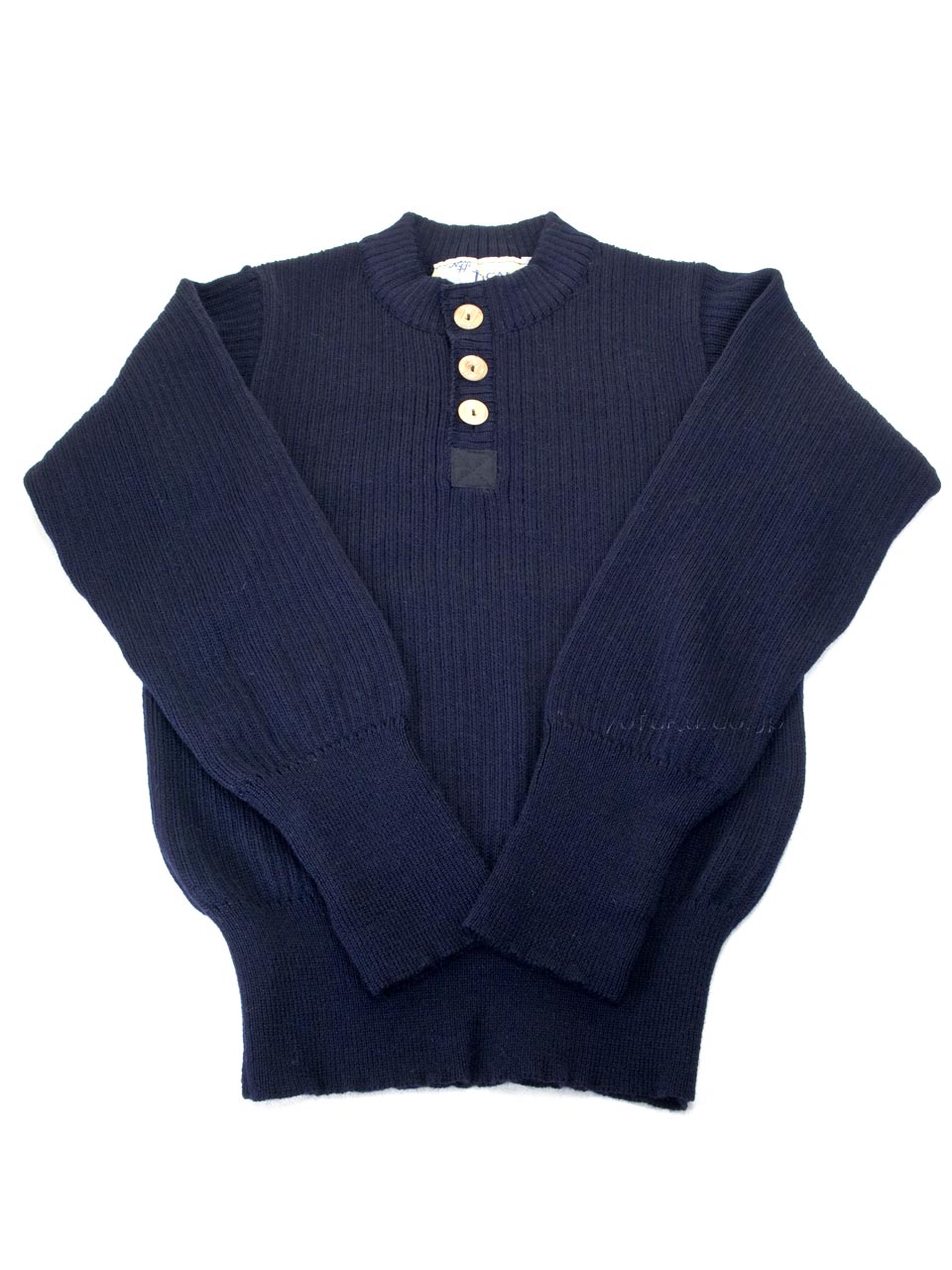 COMMANDO  NAUTICAL 41094 Navy ヘンリーネックセーター Henly SUZUKI 洋服店