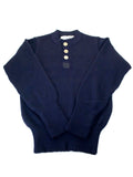 COMMANDO  NAUTICAL 41094 Navy ヘンリーネックセーター Henly