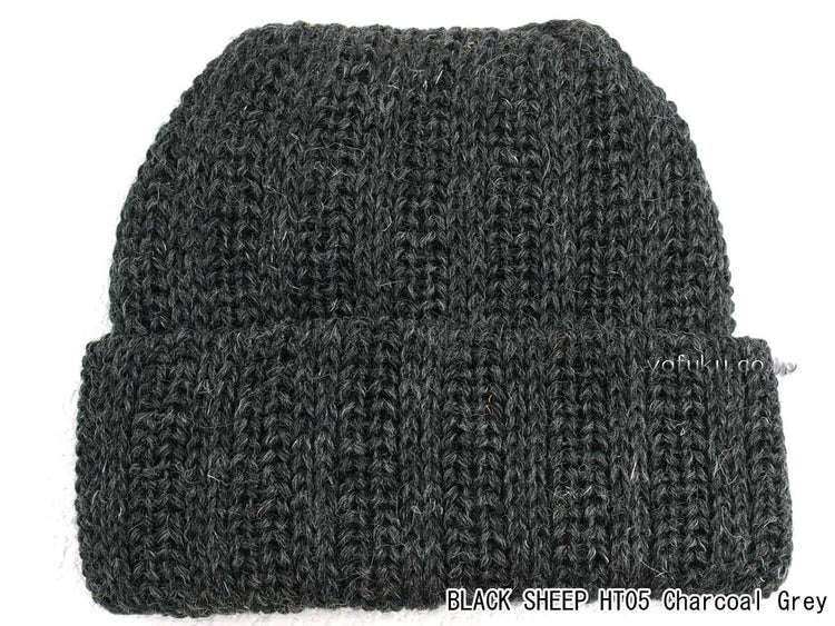 ブラックシープ ワッチキャップ BLACK SHEEP HT05 （太編み）cgr
