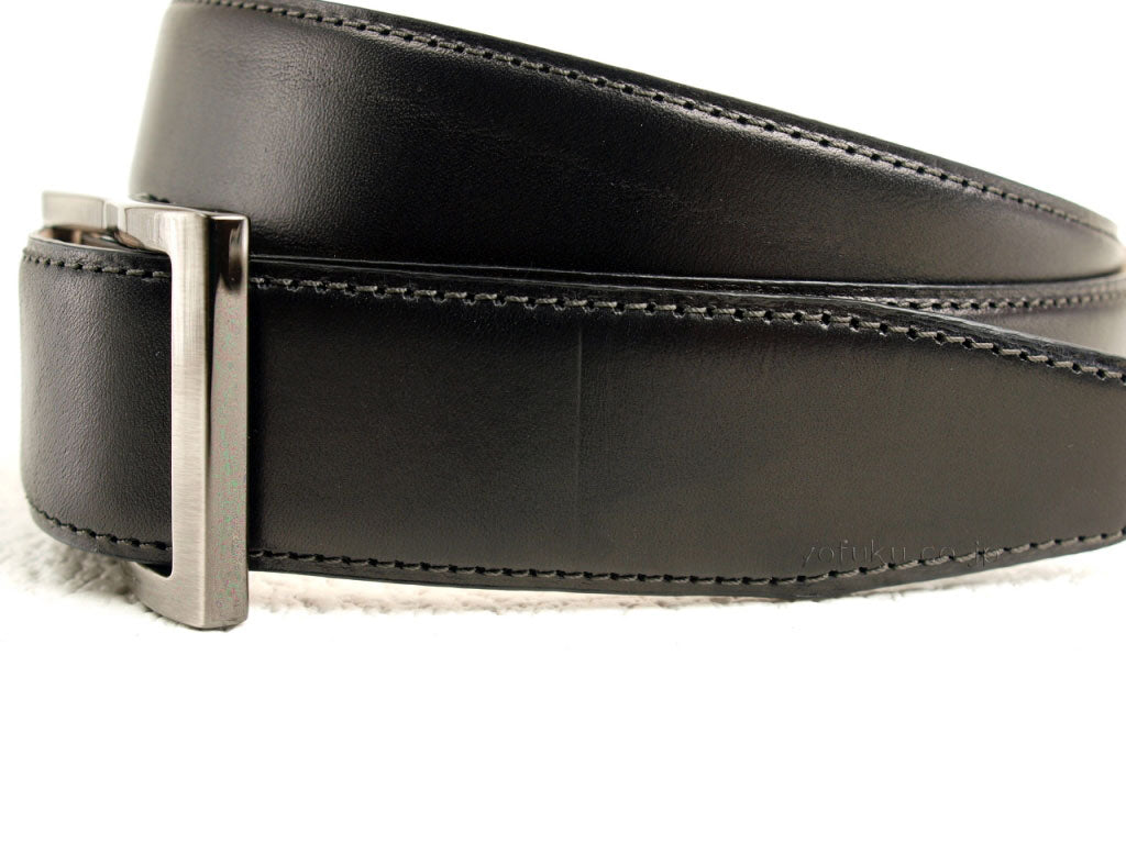 Men's belt steplessly adjustable FURIKO buckle belt