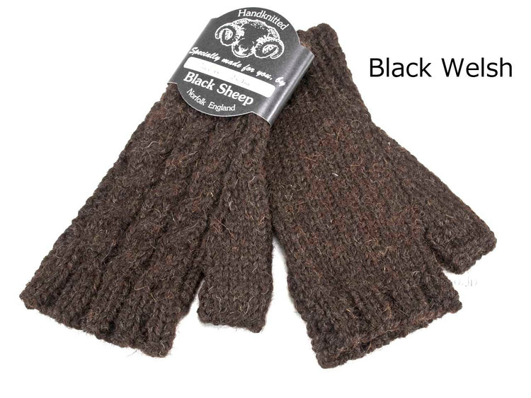 ブラックシープ フィンガーレス ミトン BLACK SHEEP CFM08A（手編み指無しミトン）bws