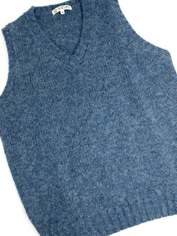 SUZUKI Original SZ02 Shetland V-Neck Vest