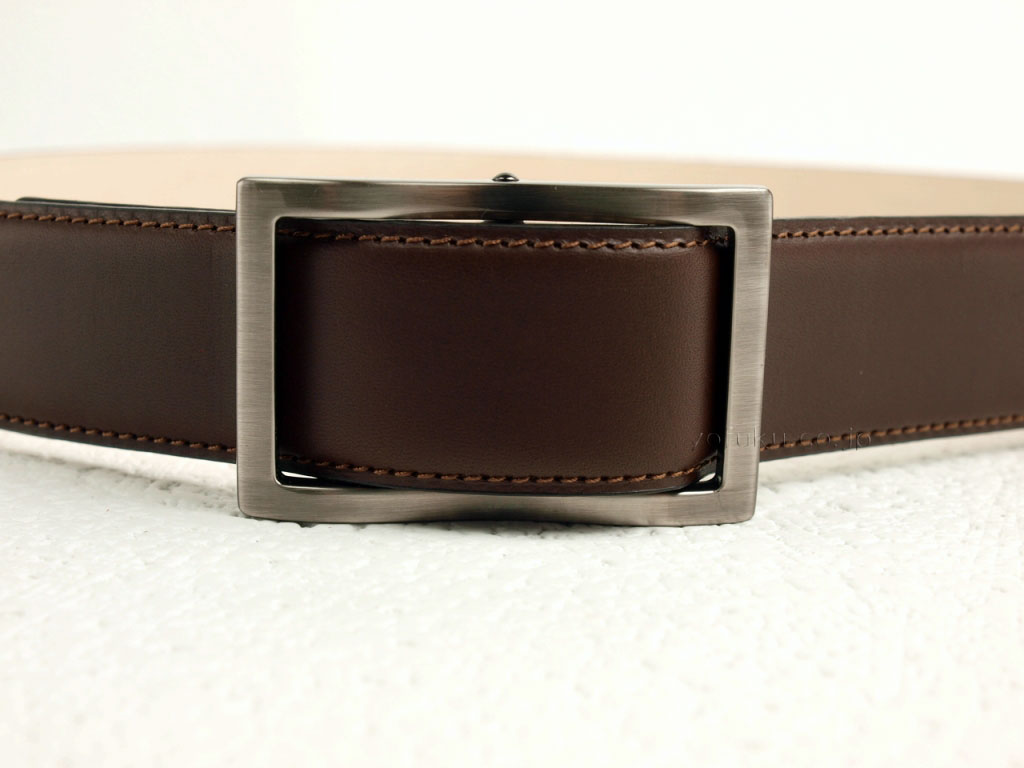 Men's belt steplessly adjustable FURIKO buckle belt