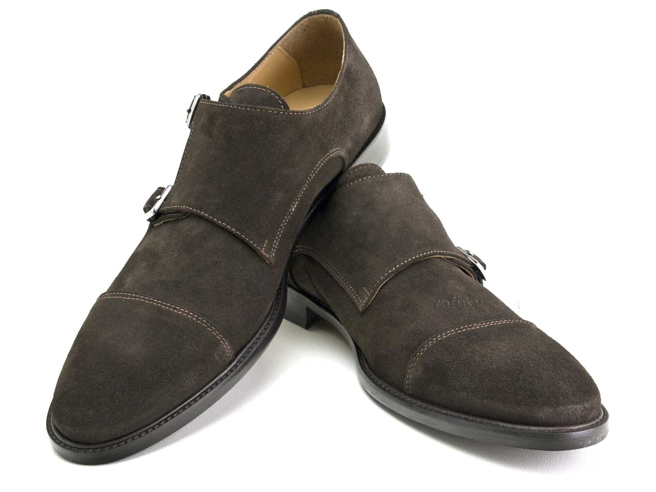 Dino Draghi 700 Suede Double Monk Dino Draghi 700 CAMOSCIO T.MORO DOUBLE MONKSTRAP
