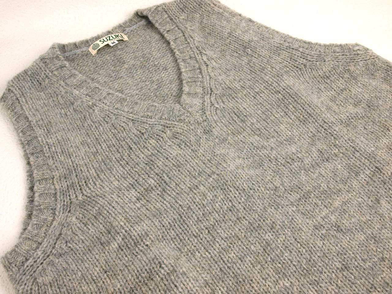 SUZUKI Original SZ02 Shetland V-Neck Vest