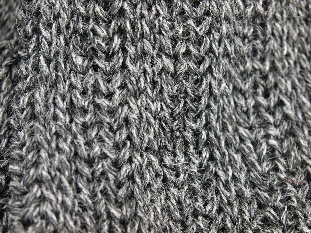 ブラックシープ マフラー BLACK SHEEP SC06 （太編み）GreyTwist(グレーミックス)