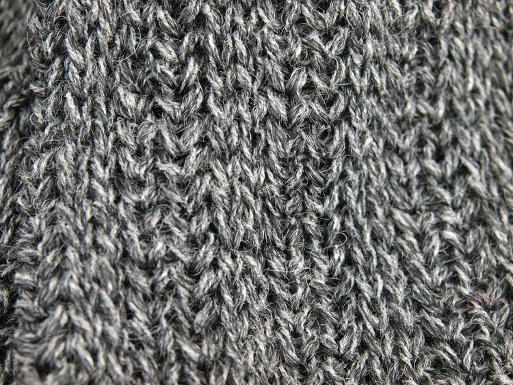 ブラックシープ マフラー BLACK SHEEP SC06 （太編み）GreyTwist(グレーミックス)