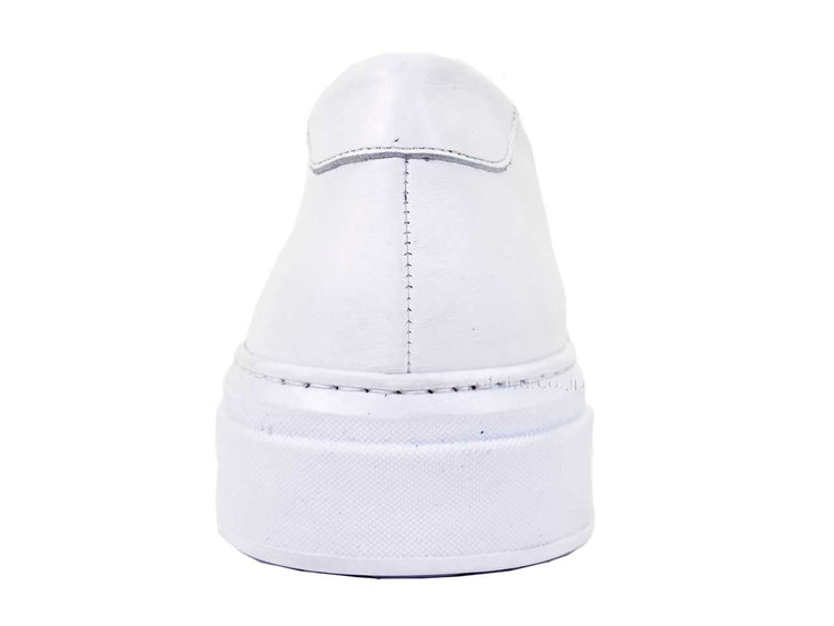 Dino Draghi 6001 leather sneakers Dino Draghi 6001 NAPPA INTRECCIO PICC. BIANCO