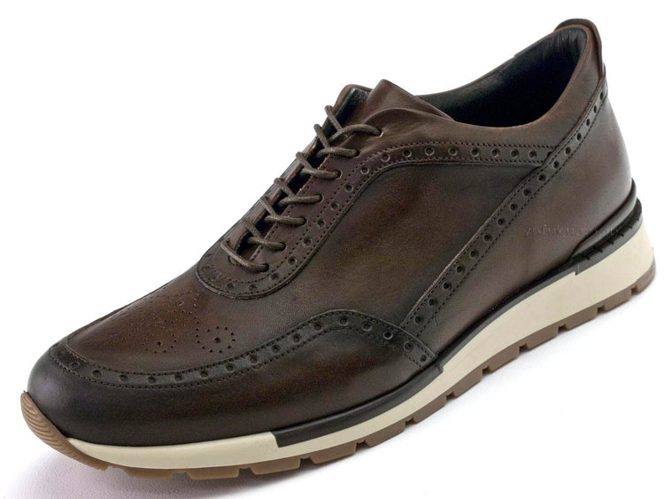 Dino Draghi F100 leather sneakers Dino Draghi F100 CRUST SFUMATO