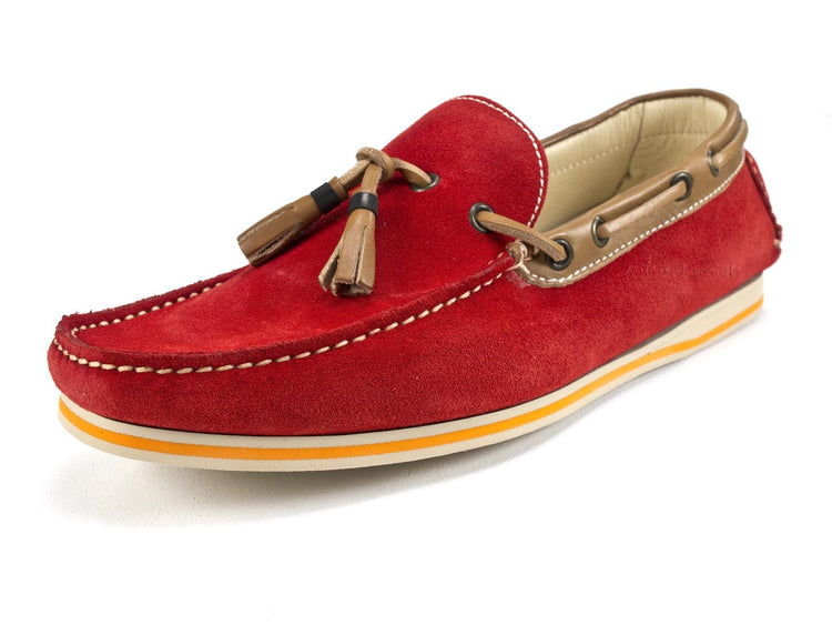 ディーノ ドラーギ 1400 モカシン Dino Draghi 1400 CAMOSCIO Rosso