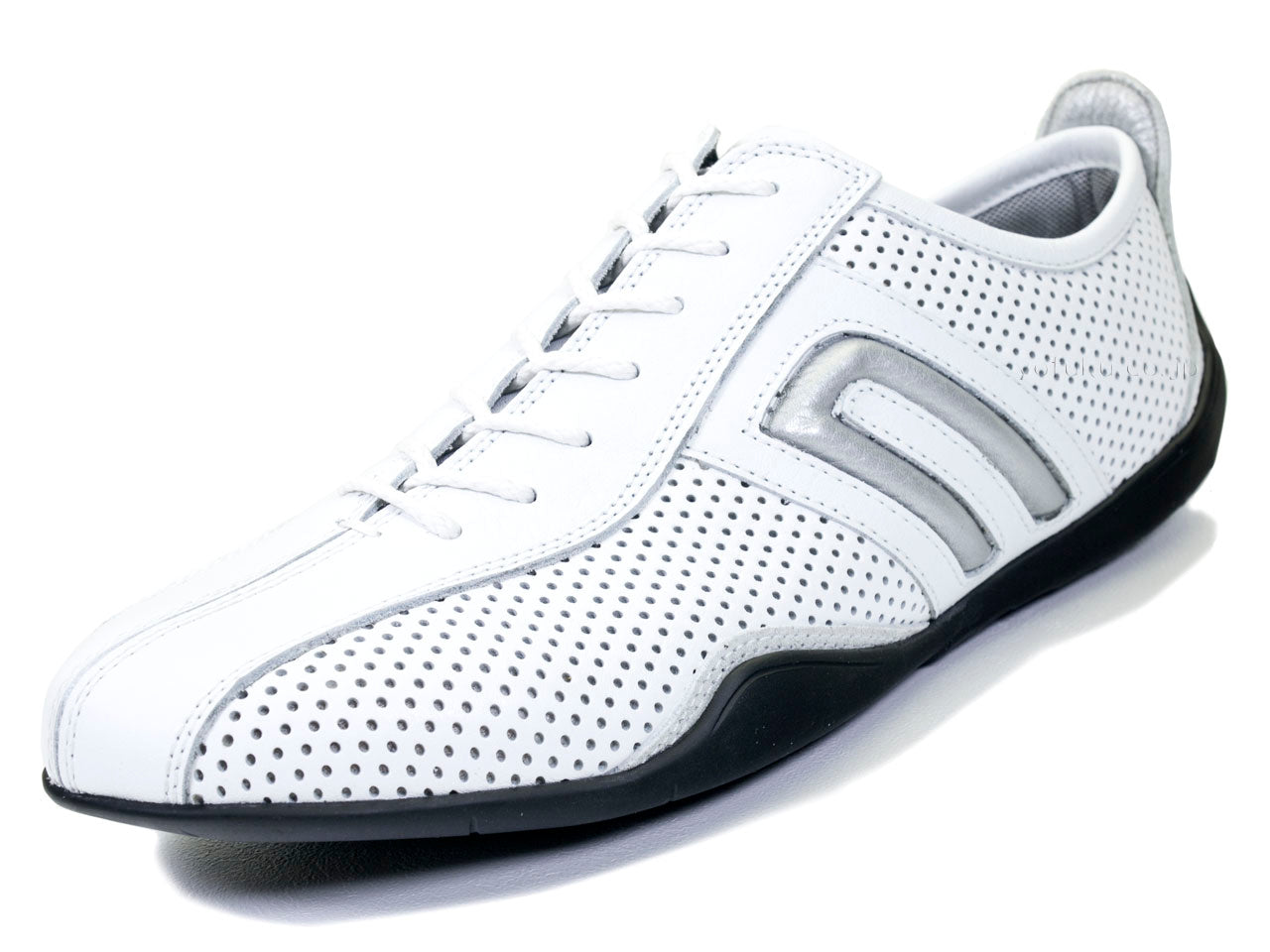 ネグローニ コルサ パンチングレザー ホワイト negroni CORSA PUNCHING LEATHER 15962 WHP/SV