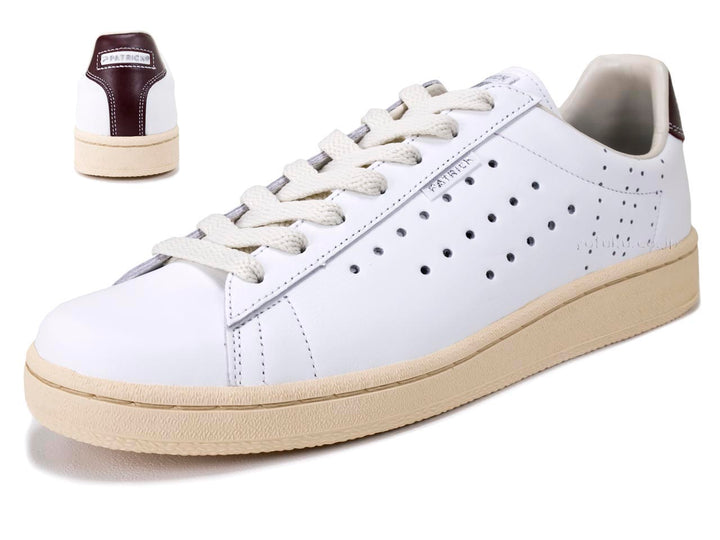 パトリック ケベック ホワイト・ボルドー PATRICK QUEBEC WH/BRD 112050