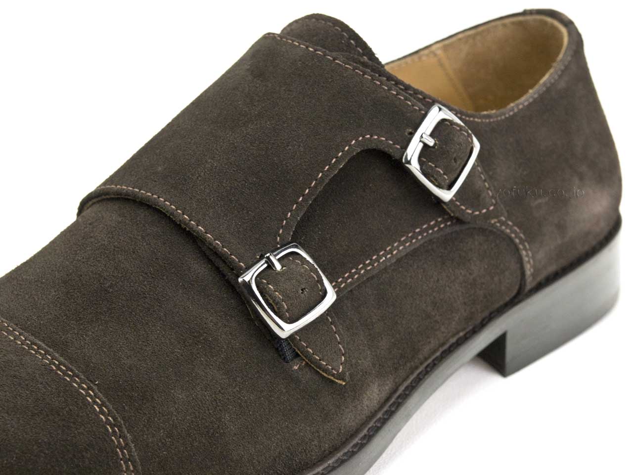 Dino Draghi 700 Suede Double Monk Dino Draghi 700 CAMOSCIO T.MORO DOUBLE MONKSTRAP