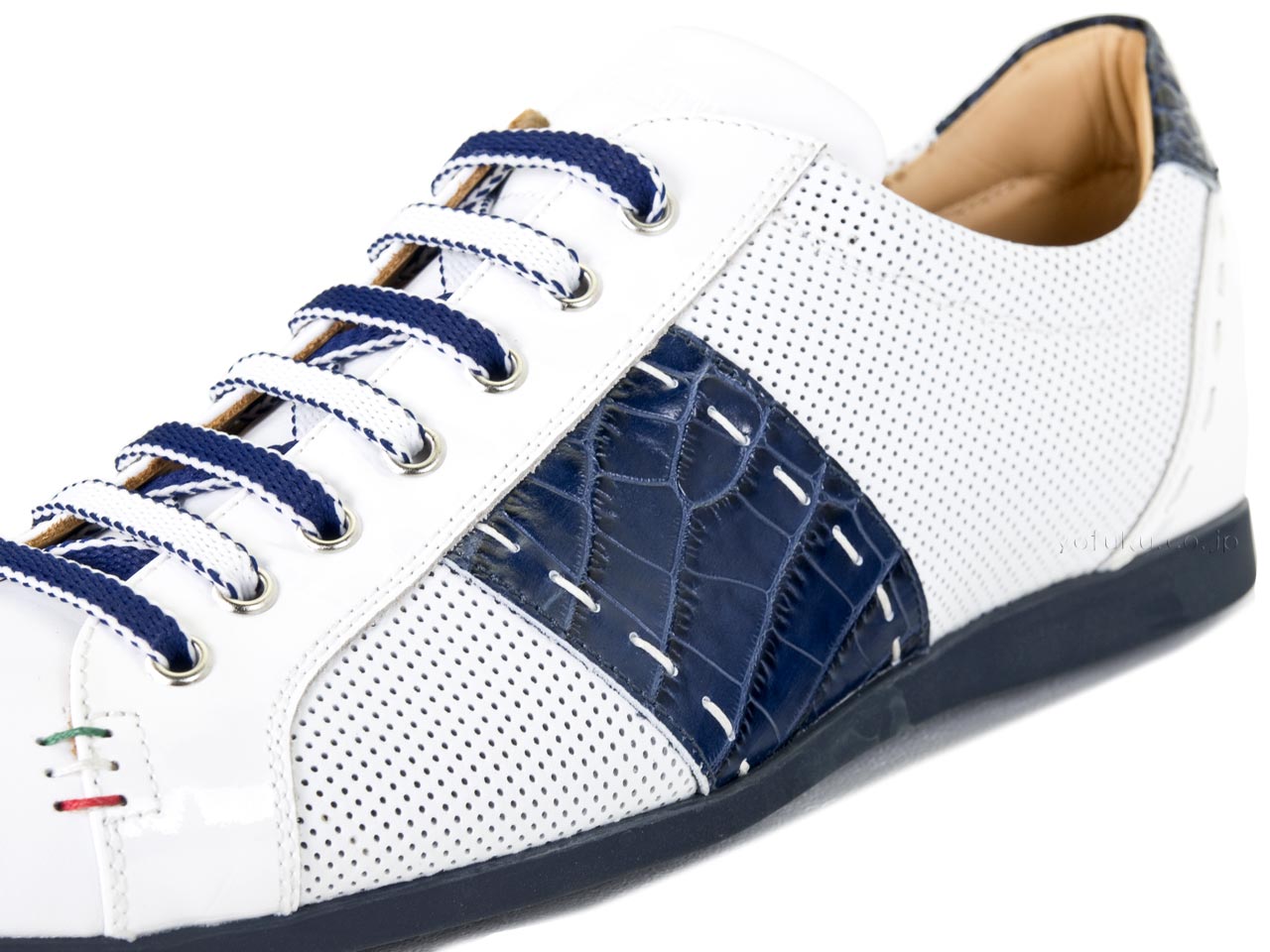 ジャンフランコ ラッタンツィ GIANFRANCO LATTANZI 5552 VITELLO BIANCO COCCO BLU