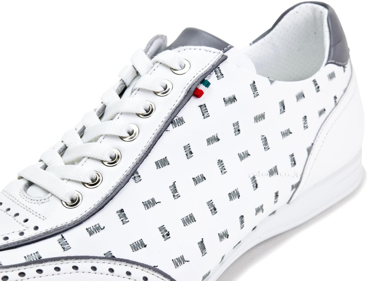 GIANFRANCO LATTANZI 8420 CALF WHITE/TRAPUNTO