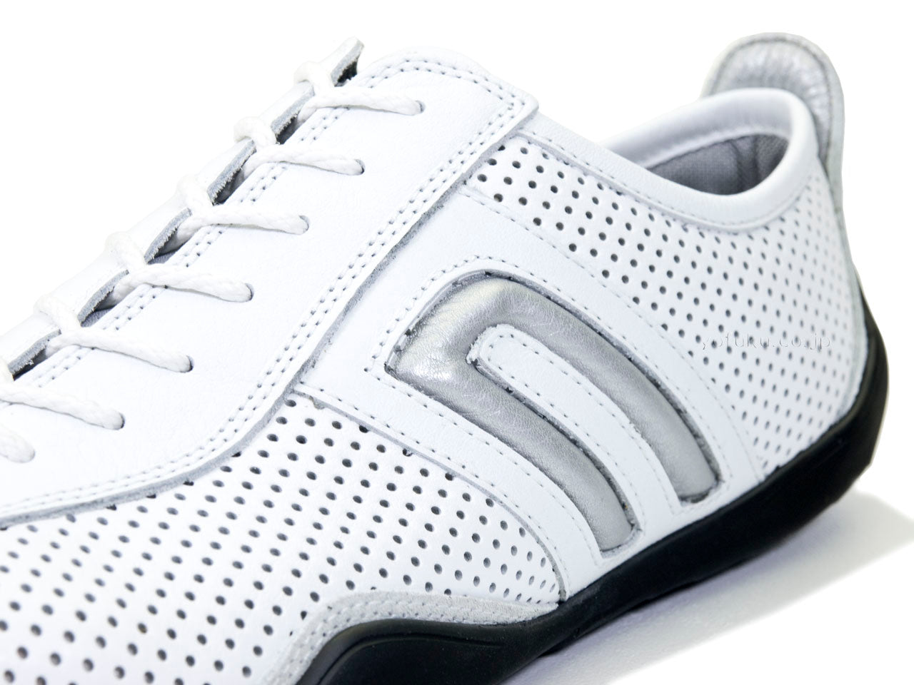 ネグローニ コルサ パンチングレザー ホワイト negroni CORSA PUNCHING LEATHER 15962 WHP/SV