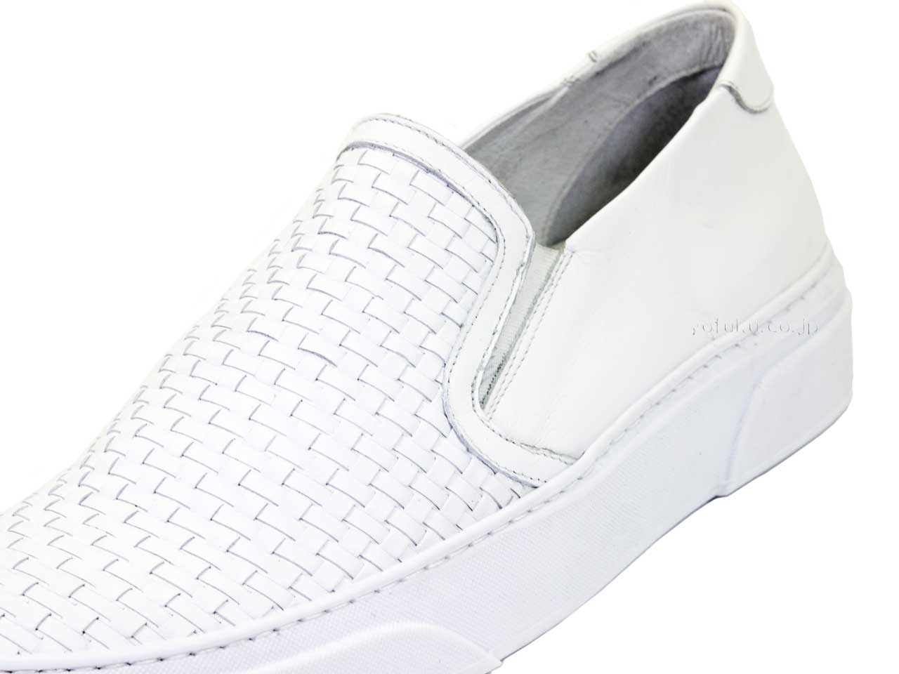 Dino Draghi 6001 leather sneakers Dino Draghi 6001 NAPPA INTRECCIO PICC. BIANCO