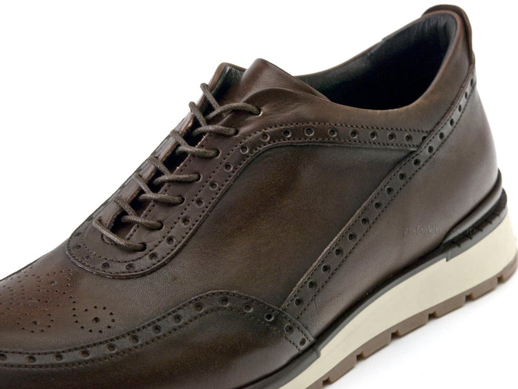 Dino Draghi F100 leather sneakers Dino Draghi F100 CRUST SFUMATO