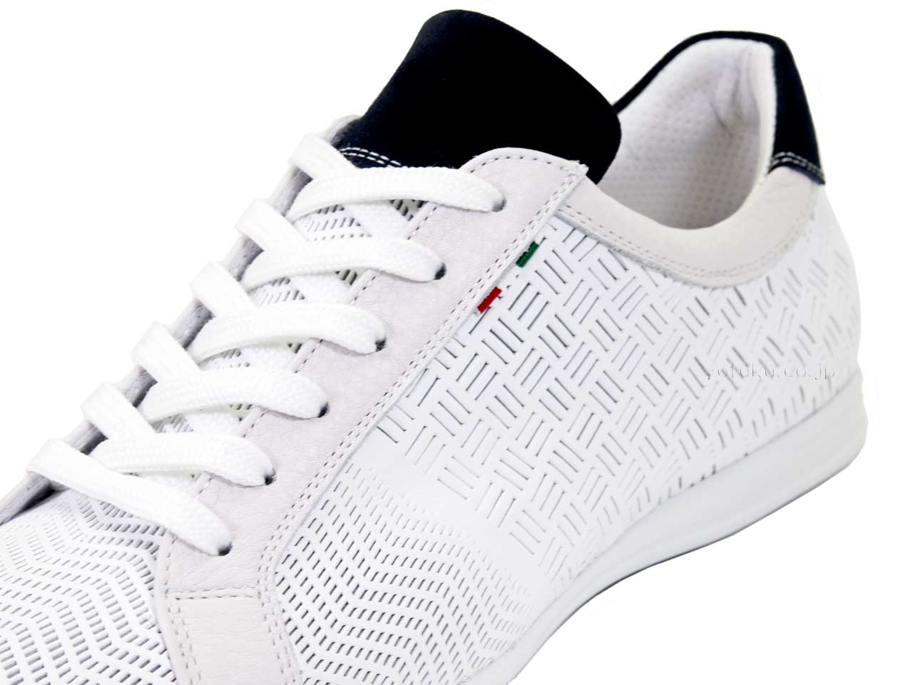 ジャンフランコ ラッタンツィ GIANFRANCO LATTANZI 6097 CALF WHITE/STAMPA/NVY