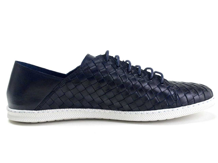 Stefano Gamba Intrecciato navy STEFANO GAMBA 2451 INTRECCIO BRAID CALF BLUE