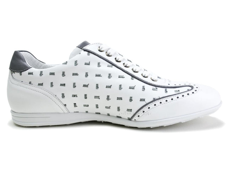 GIANFRANCO LATTANZI 8420 CALF WHITE/TRAPUNTO