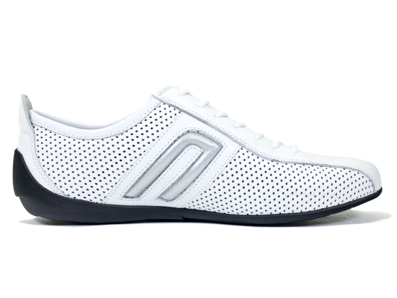 ネグローニ コルサ パンチングレザー ホワイト negroni CORSA PUNCHING LEATHER 15962 WHP/SV