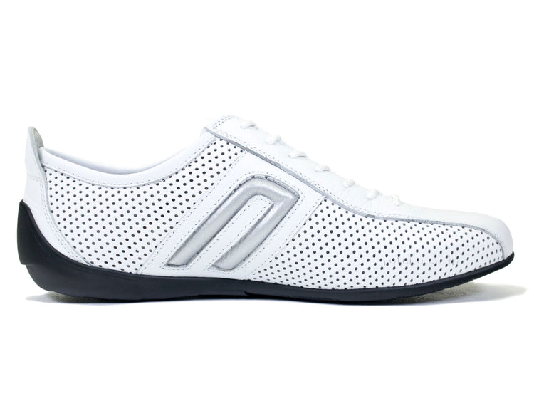 ネグローニ コルサ パンチングレザー ホワイト negroni CORSA PUNCHING LEATHER 15962 WHP/SV