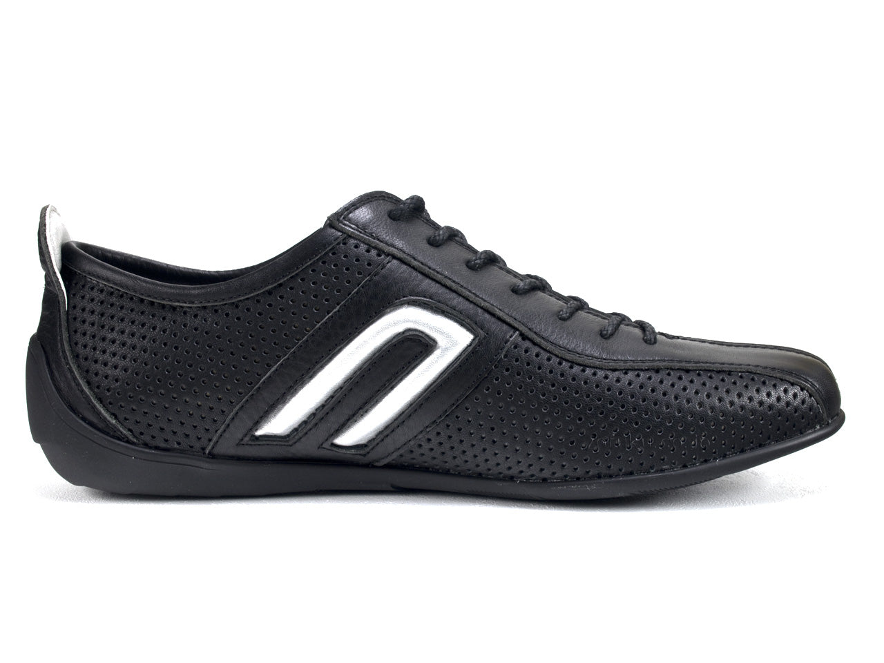 Negroni Corsa Punching Leather Black negroni CORSA PUNCHING LEATHER 15962 BLP/SV