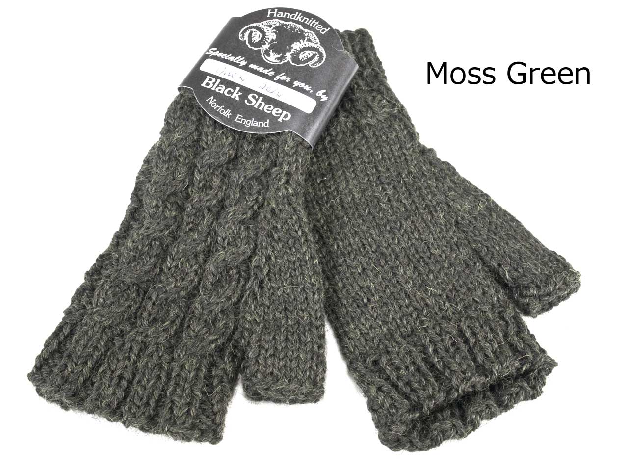 ブラックシープ フィンガーレス ミトン BLACK SHEEP CFM08A（手編み指無しミトン）mos