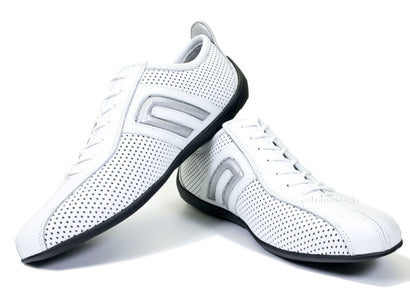 ネグローニ コルサ パンチングレザー ホワイト negroni CORSA PUNCHING LEATHER 15962 WHP/SV