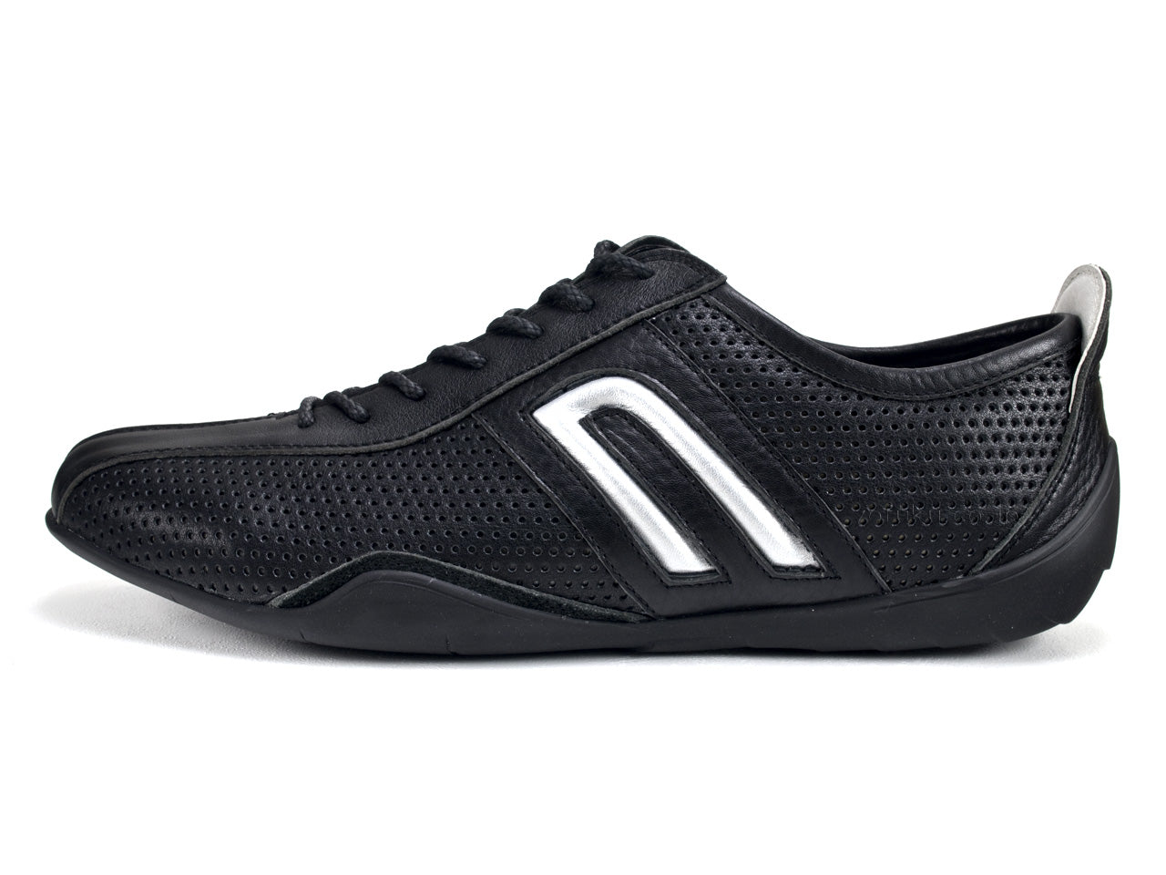 Negroni Corsa Punching Leather Black negroni CORSA PUNCHING LEATHER 15962 BLP/SV